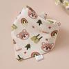 Super Soft Cotton Infant Bib & Neck Warmer - Anti-Spit Up, Autumn/Winter Triangle Scarf