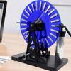 Electrostatic Induction Motor PVC Hand Crank Spark Discharge Static Electricity Generator
