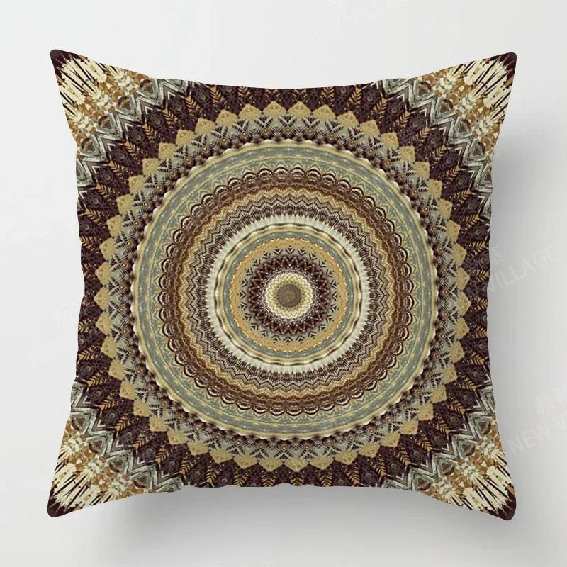 

Fall home decor autumn living room throw pillow cover sofa boho Cushion cover mandala 45x45cm 45*45 50x50 60x60cm 60*60 40x40cm 16x16Inch