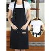 1PC Waterproof Oil-Proof Apron For Home Use,Aprons With Pockets, Poly Stain-Resistant Kitchen Aprons, Cooking Aprons Applicable To Home