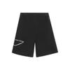 Lining Printed Logo Elastic Waist Casual Shorts Men Bottoms Black AKSS981-1