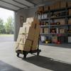 Foldable Transport Cart Thickened Iron Frame Rolling Hand Truck Multipurpose