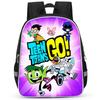 Teentitansgo Bag High Definition Printing Multifunctional Lightweight Backpack