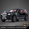 1/24 Rolls-Royce Cullinan Automobile Model Metal Die Cast Simulation Sound Light Boy Birthday Gift Ornament Halloween Toys