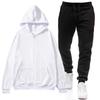 Unisex Fleece Hoodie + Black Joggers Two-Piece Set