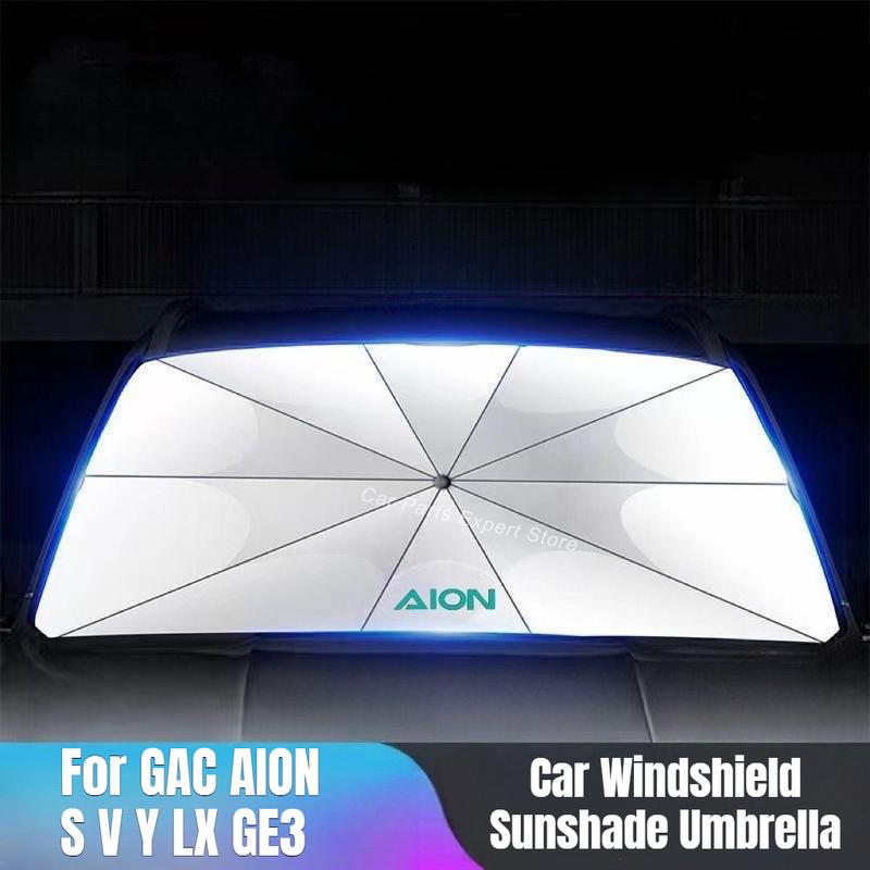 For GAC AION S V Y LX GE3 Car Windshield Sunshade Umbrella Foldable Heat ulation UV Block Sun Visor Cover Front Window Shield