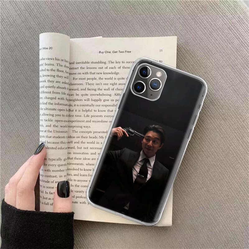Gong Yoo Phone Case For Apple Iphone 12 13 Mini 14 15 Pro 17 Pro Max Air 11 16E 16 Plus Shell Cover Clear TPU Protecti