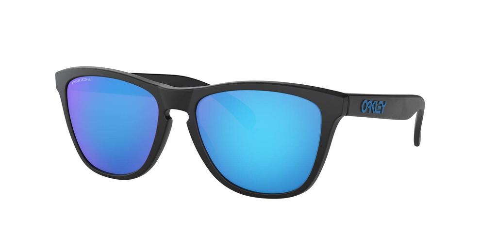Sunglasses 0OO9245 Frogskins Matte Black One Size Prizm Sapphire Lightweight Sport [Oakley] Men's /