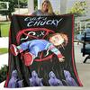 Horror movie Cult of Chucky printing blanket warm blanket soft and comfortable blanket Home travel blanket birthday gift