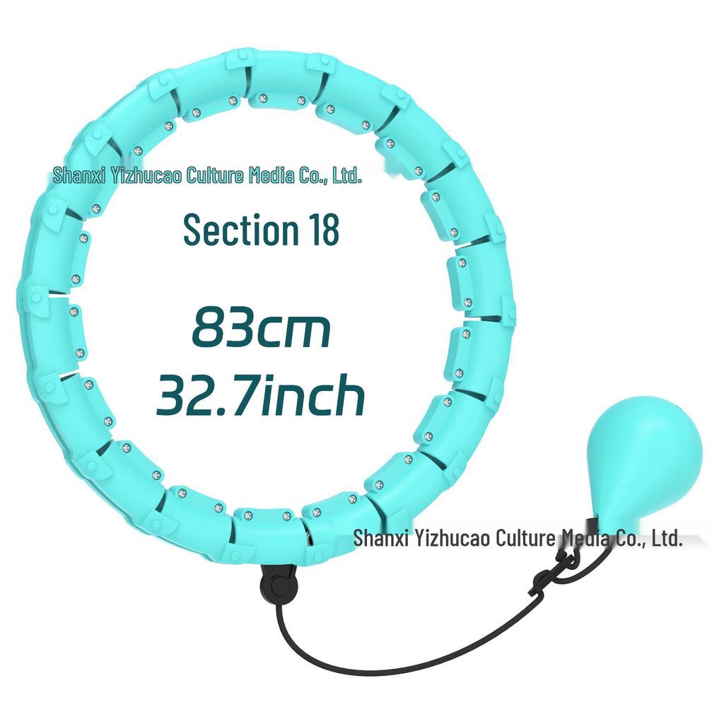 Intelligenter, abnehmbarer Hula-Hoop-Reifen für Frauen – Bauchweg-Effekt, taillenschonendes Fitnessprogramm