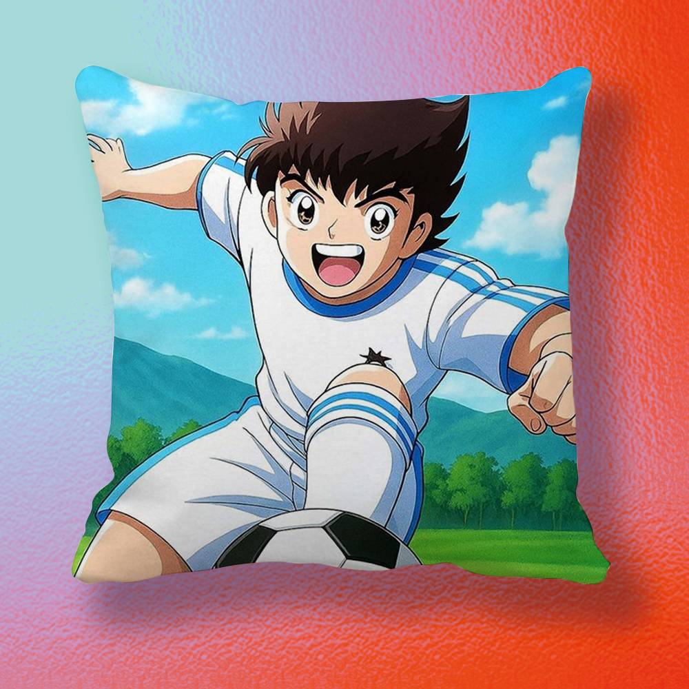 Anime Ccaptain Tsubasa  Pillow cover gift High definition digital printingSurprise vivid pattern Household