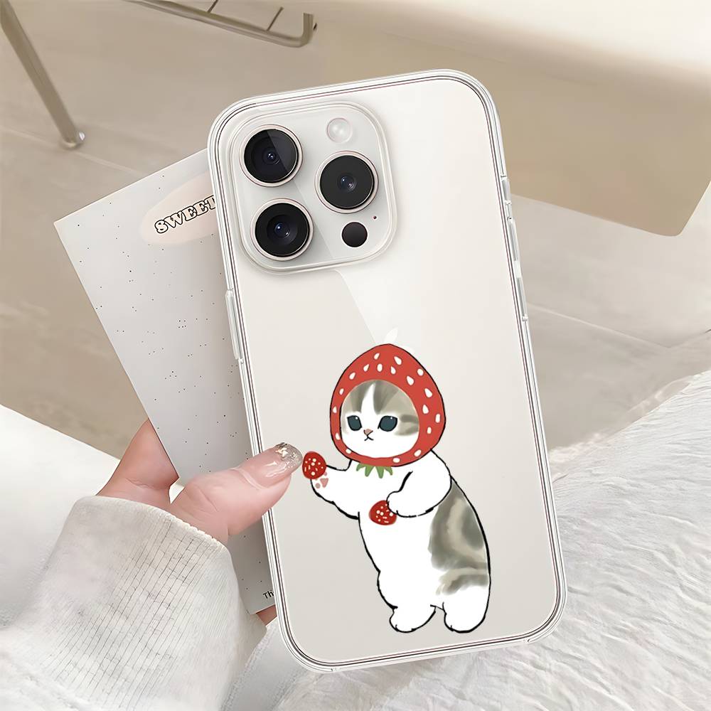Phone Case Cute M-Mofusands For Samsung S26 S25 S24 S23 S22 S21 S20 Note20 Note10 Plus Ultra Lite Edge 5G Clear Soft TPU Cover