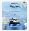 Solar-Powered Rotating Airplane Car Air Freshener - Gardenia Scent 