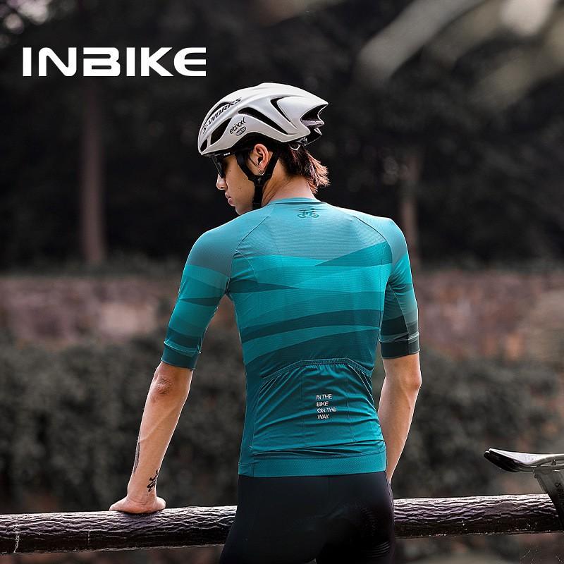 Mens Quick-Dry Cycling Jersey Breathable Short Sleeve Top Road Bike Riding