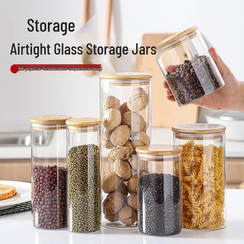 Kangfutao Glass Airtight Storage Jars