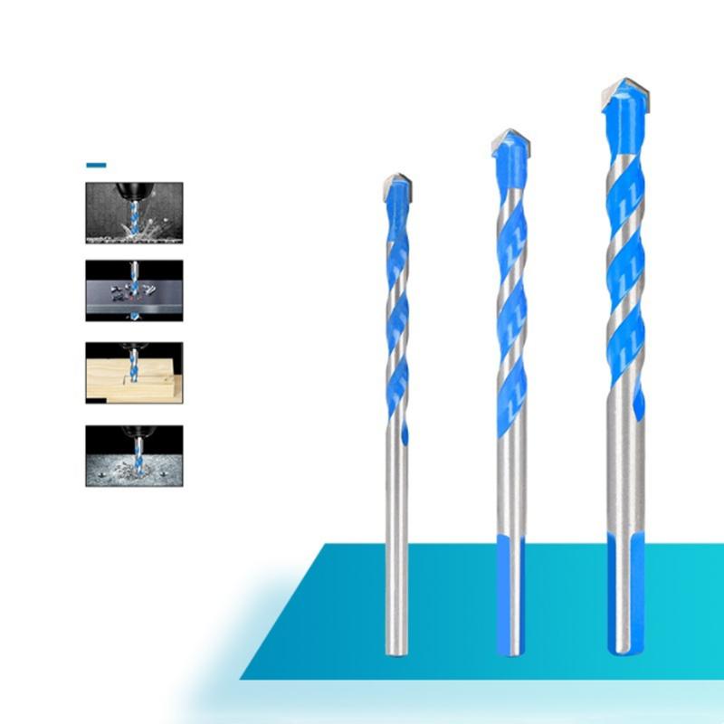 Carbide Multi-function Drill Bit 3 4 5 6 8 10 12mm Ceramic Tile Iron Sheet Glass Wall Tapper Triangle Drill Set