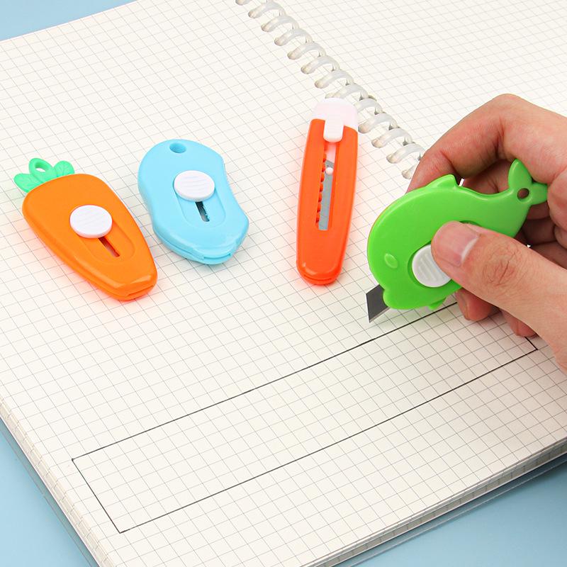 Compact Cute Utility Knife: Mini Size for Unboxing, Office, and Craft Use