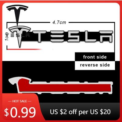 Samolepka na auto Hliník 3D Kovový Reproduktor Audio Stereo Označení Dekorace Samolepka Styling auta Pro Tesla Model 3 Model S Model X