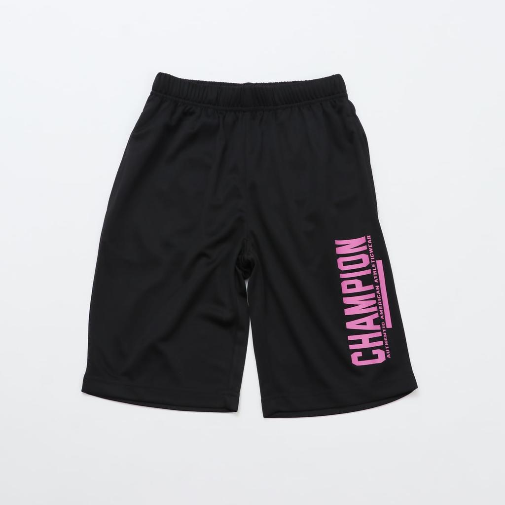 Champion Short Sleeve Crew Neck Tracksuit Set Rubber Print and Basic Light Size 120 Kids' (2-Piece Set), Quick-Drying T-Shirt Shorts, Sports,