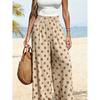 Striped Loose Wide-leg Pants Thin Slouchy Straight Casual Pants Women Drawstring Floor Length Pants Lazy Sweatpants 2026 Summer