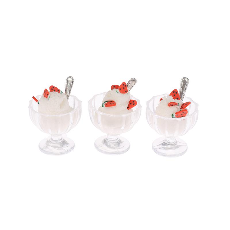 1:12 Poppenhuis Miniatuur Mini IJscoupes Model Doe-het-zelf Speelgoed Voedsel Accessoire