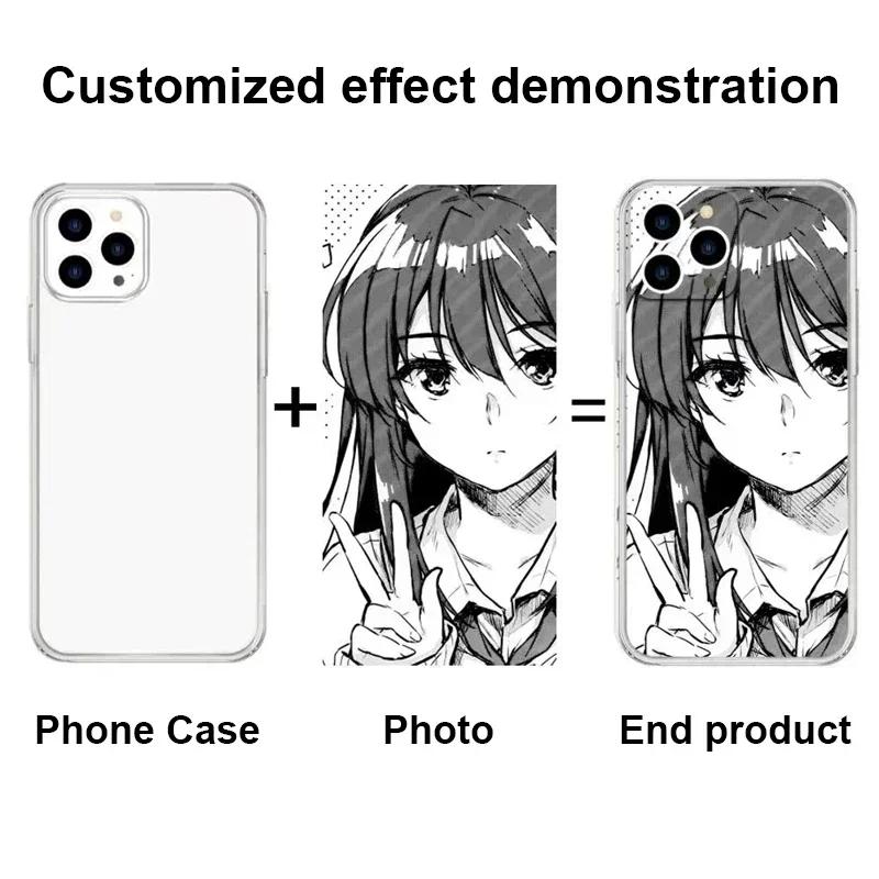 Custodia Personalizzata con Foto per IPhone 11 13 14 15 16 Plus Cover per Samsung S24 Fundas Vendita all'Ingrosso Dropshipping