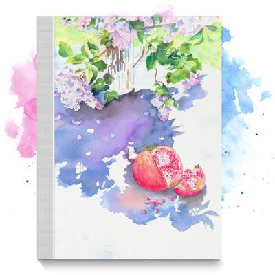 10/20 Sheets Thick Watercolor Paper Kids Students Water Color Paper Bulk Embossed Watercolor Drawing Paint Paper Art Works Supplies