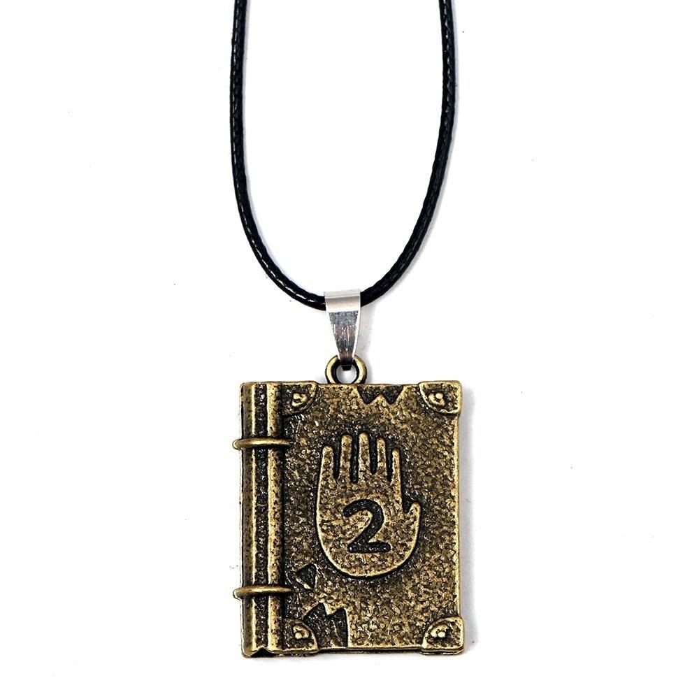 Diary Journal Pendant Necklace for Men Women Vintage Choker Fans Accessories