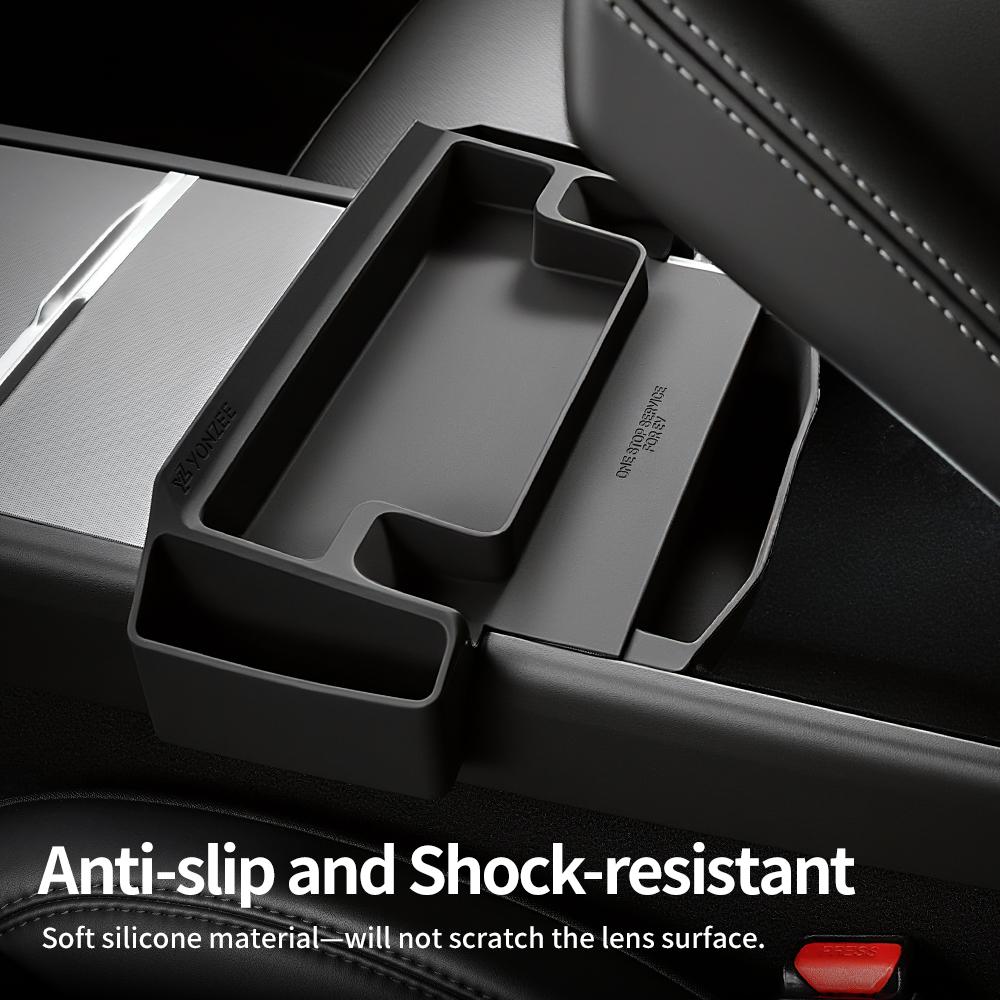YZ Center Console Armrest Storage Box For Tesla Model 3 Y YL Glasses Tray Organizer Car Interior Accessories Support Car Glasses