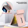 Spring Hinged Kickstand Holder Case For Samsung Z Flip 8 Flip7 FE Galaxy Z Flip 7 6 5 2 Credit Card Slot Lens Protect Cover