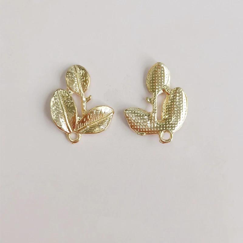 Engood 100Pcs Branches Rhinestone Button Sewing Trim & Embellishments Craft Buckle DIY Earring Necklace Pendant Wedding Jewelry