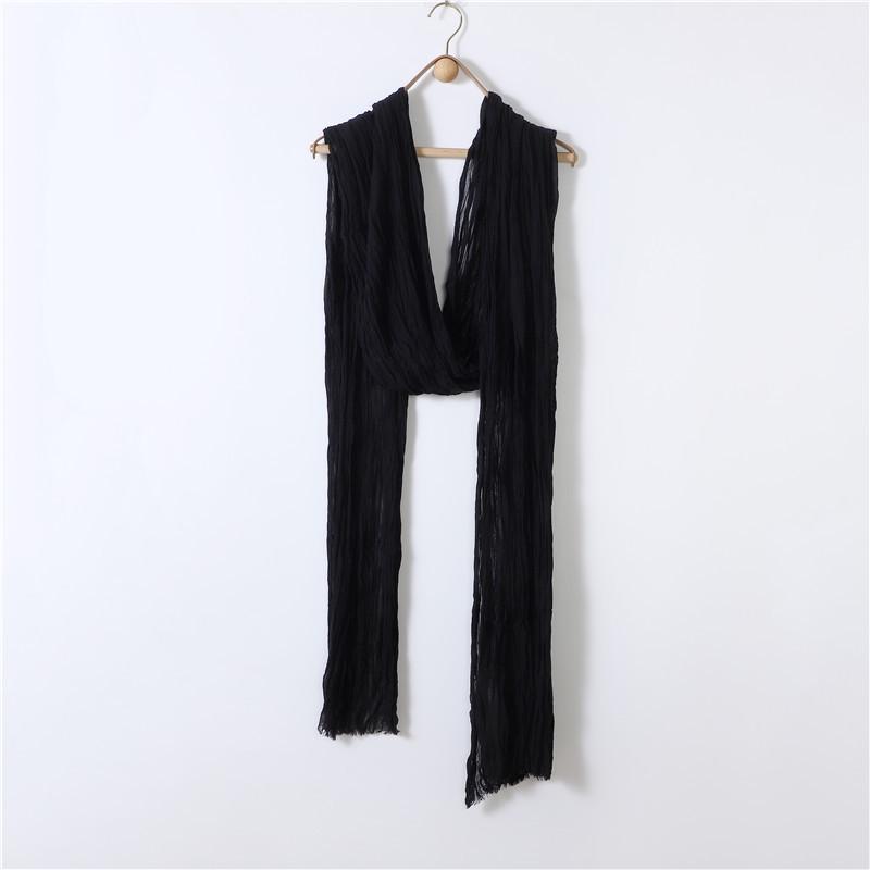 Extra Large Flowing Ethnic Dance Scarf - 120x260cm, Pure Cotton Silk Zen Gauze