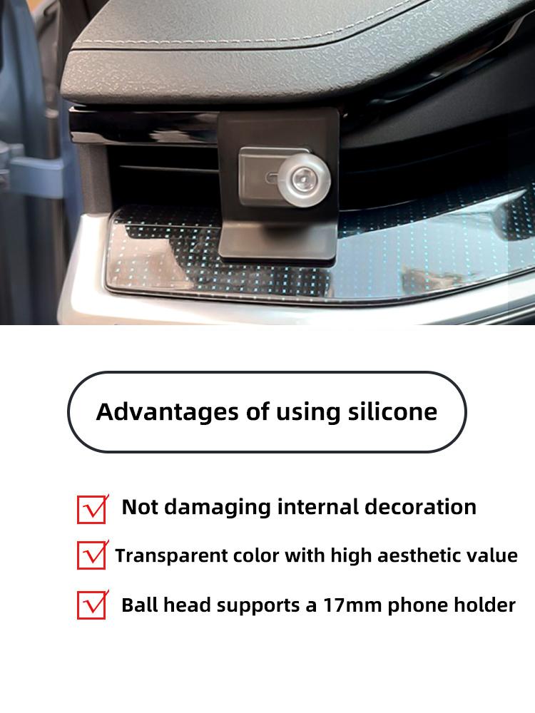 Pro ZEEKR 001 2025 2025 2025 Držák na telefon do auta Magnetická bezdrátová nabíječka Speciální držák na mobilní telefon Pevná základna stojánku