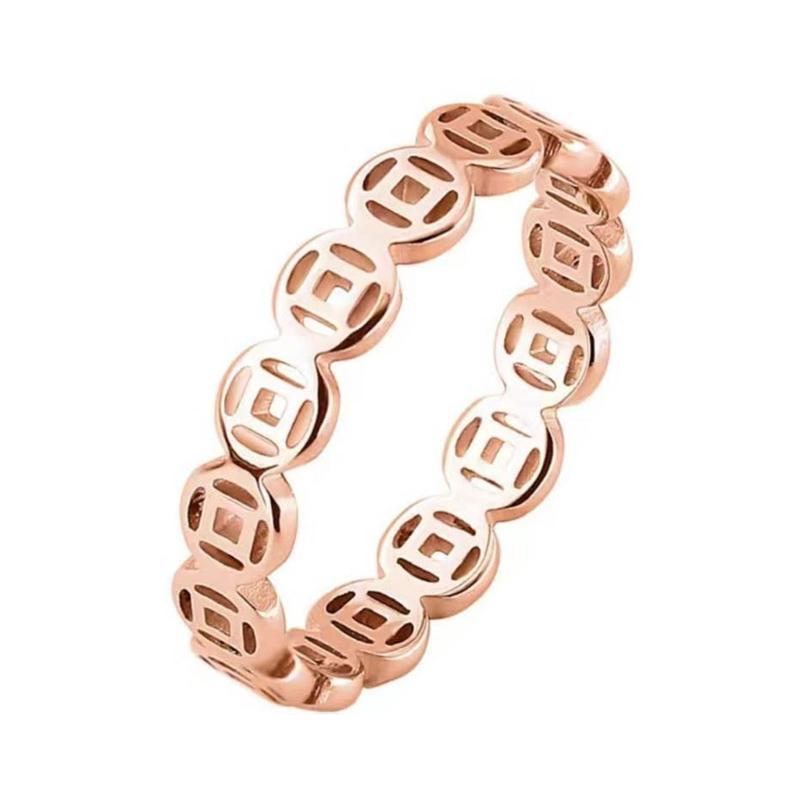 Five Emperors Coin Ring Men and Women Thai Silver Retro Trend Ethnic Style Indexes Finger Ring Jewelry US Size 5-11