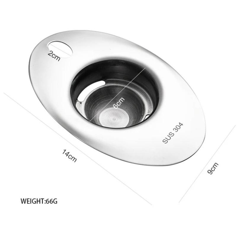 304 Stainless Steel Egg Yolk and Egg White Separator Baking Tool Egg Isolator Separation Protein Liquid Filter