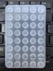 Silicone Suction Cup Holder for Mobile Phones - Square, Single-Sided, Set of 24