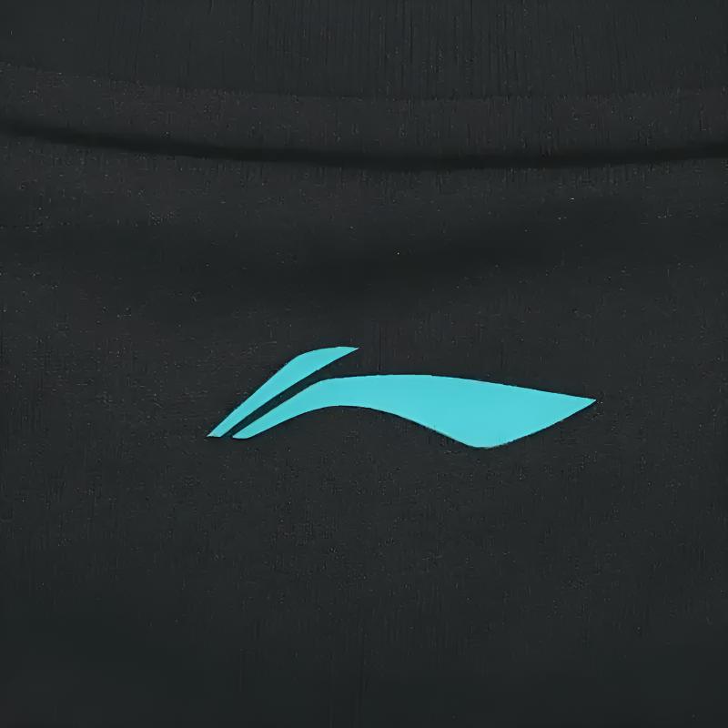 Li-Ning Letter Print Fashion Loose Versatile Round Neck Short Sleeve T-Shirt Casual Sports Suit Unisex Tops AHST465-2+AKSV843-1