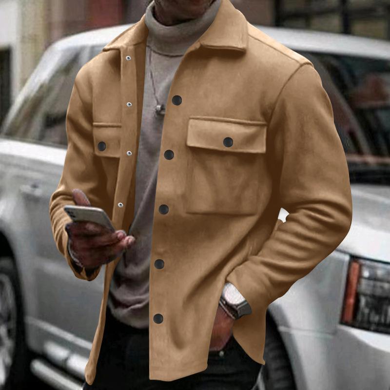 Spring and Autumn Men's Jacket Men's Casual Fashion Slim Jacket Top