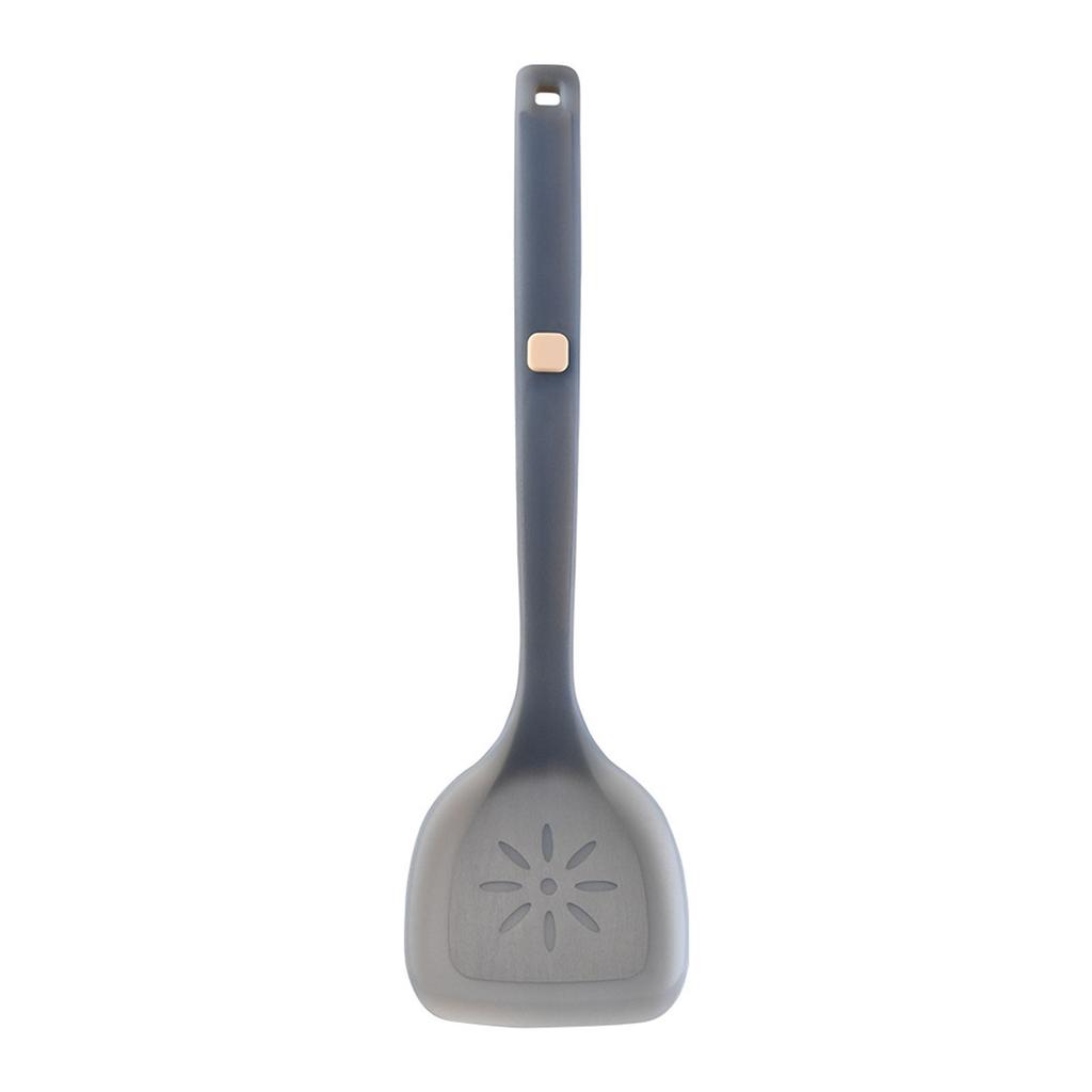 Silicone Slotted Spatula Stir Fry Multi Functional Silicone Turner for Kitchen Semi Translucent