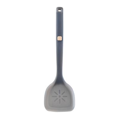 Silicone Slotted Spatula Stir Fry Multi Functional Silicone Turner for Kitchen Semi Translucent