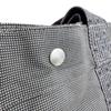 HERMES canvas Her LineMM Tote Bag cotton gray unisex Used