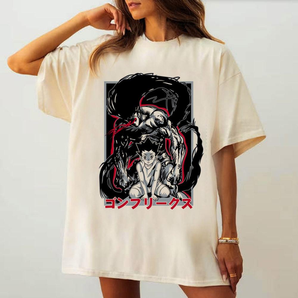 Hunter x Hunter t shirt girl anime University Trendy Pastel graphic aesthetic tshirt Pastel Graphic aesthetic graphic Grunge S