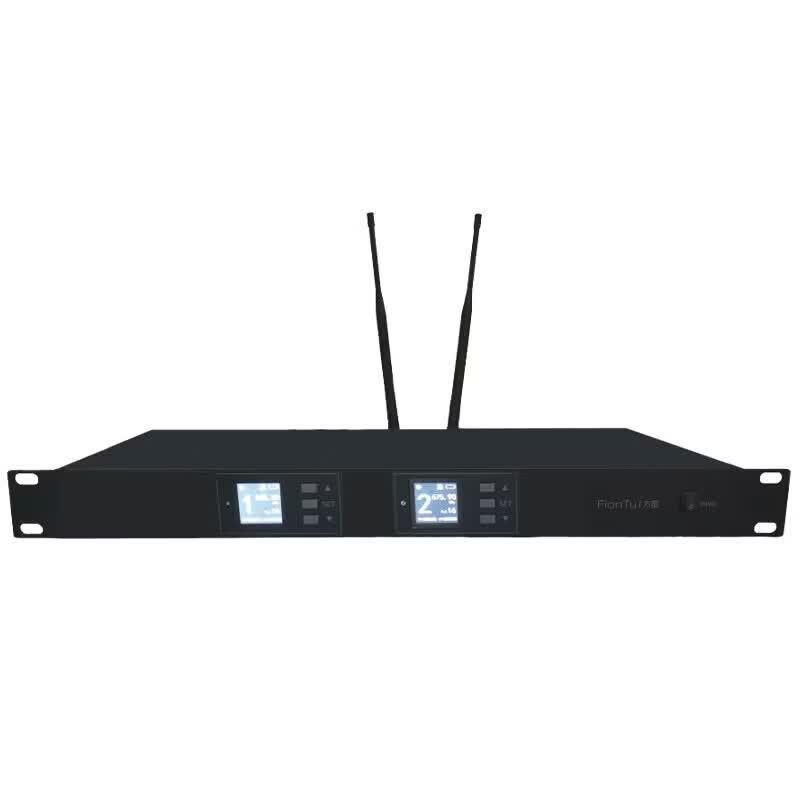 FionTu Professional Wireless Dual Handheld Microphone System (CN Version)