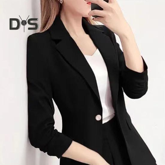 2 Pièces/ensemble Manteau Jupe Ensemble Femmes Printemps Automne Revers Manches Longues Bouton Unique Costume Manteau Plissé Mini Jupe Ensemble Couleur Unie Ensemble