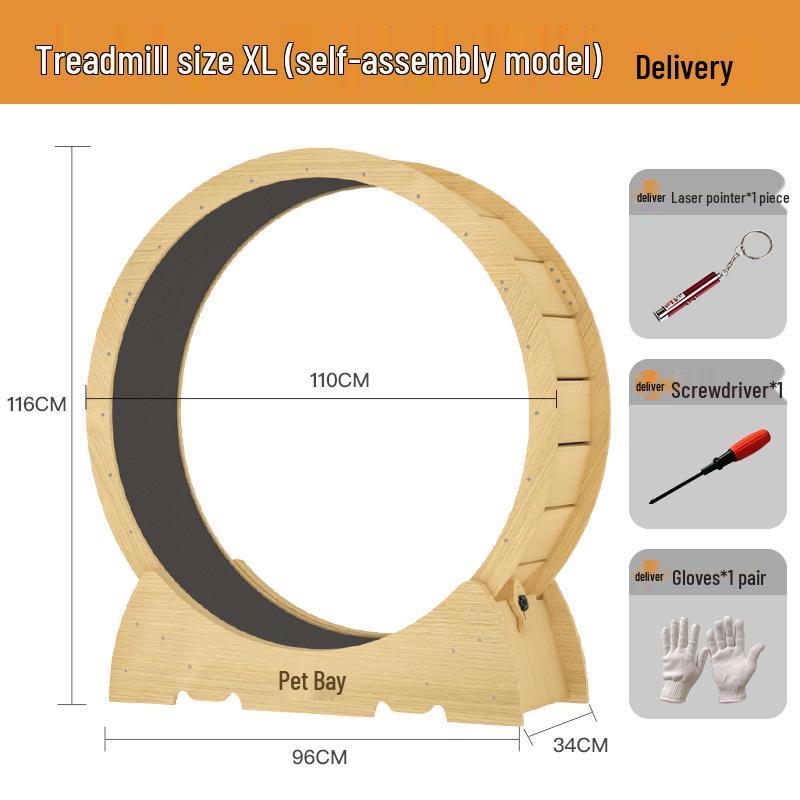 Silent Cat Treadmill: Anti-Pinch High Fiber Climbing & Exercise Wheel
