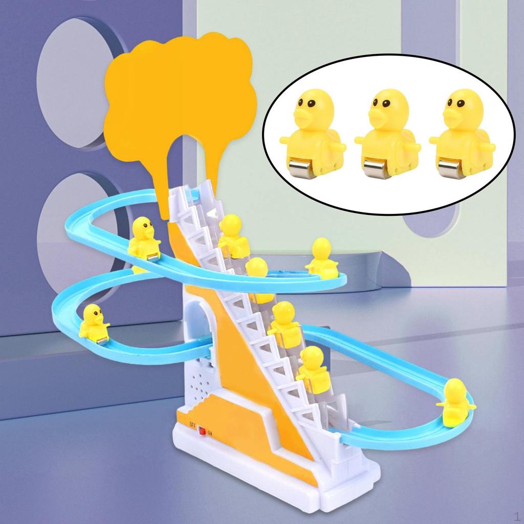 3 Coaster Toy Accessories Durable Electric Track Game Parts Climb Stairs Accs for Indoor Outdoor