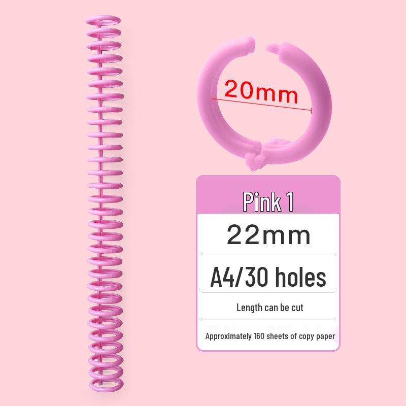 30-Loch A4 Kunststoff-Binderinge für Loseblatt