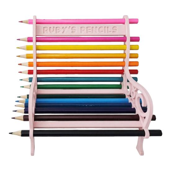 Pencil Storage Rack Multi-Layer Desk Organizer Durable Plastic Stationery Holder for Colored Pencils Crayons Markers Paintbrushes Large Capacity