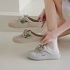 Little white shoes children's summer new Korean female students casual net versatile half slippers street shot