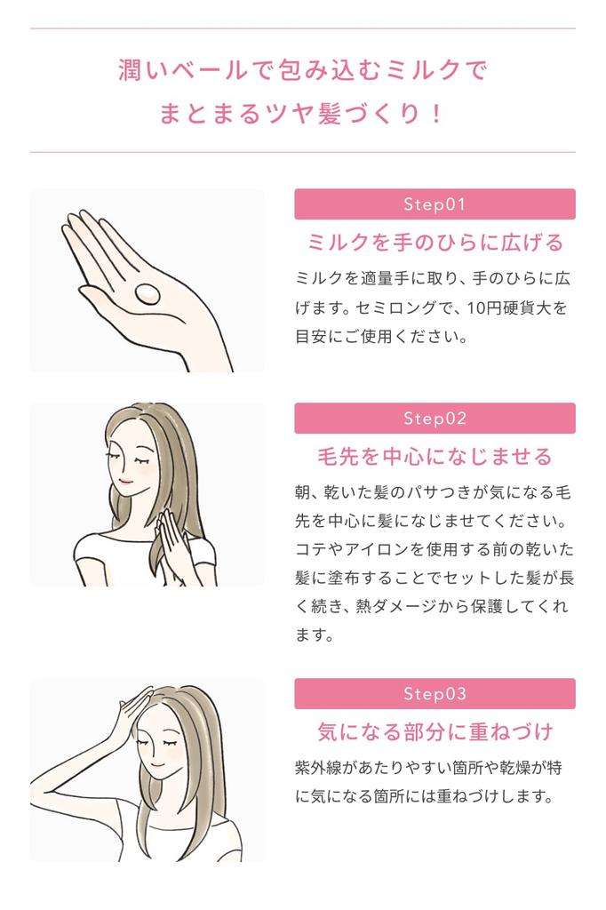 Lasana Seaweed Hair Serum Milk (120g / Refreshing Floral & Fruity Scent)